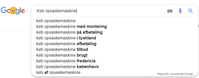 Forslag-til-Search-Intent