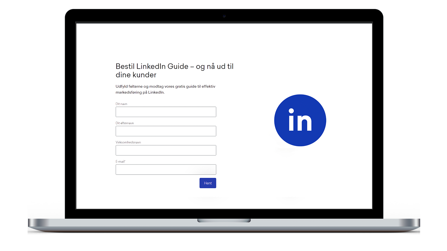 eksempel paa landing page