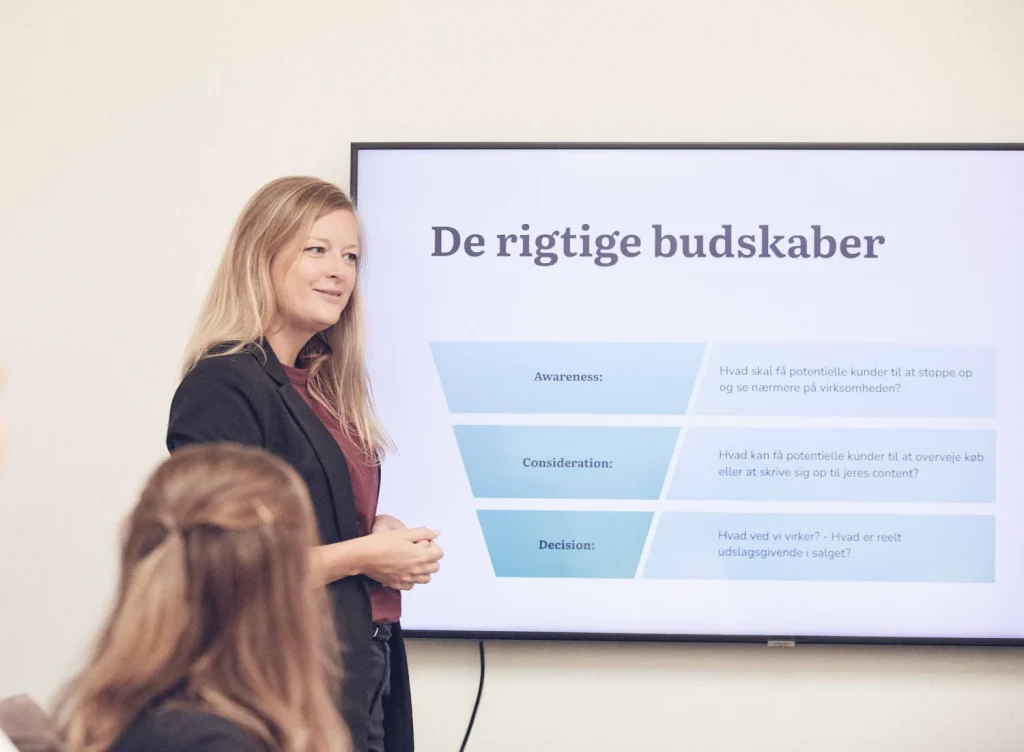 de rigtige budskaber