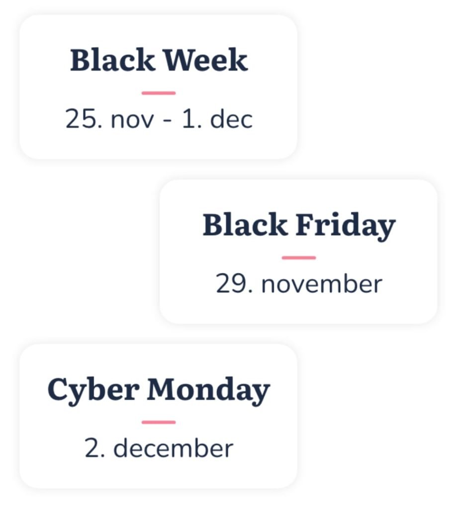 black week datoer 2024