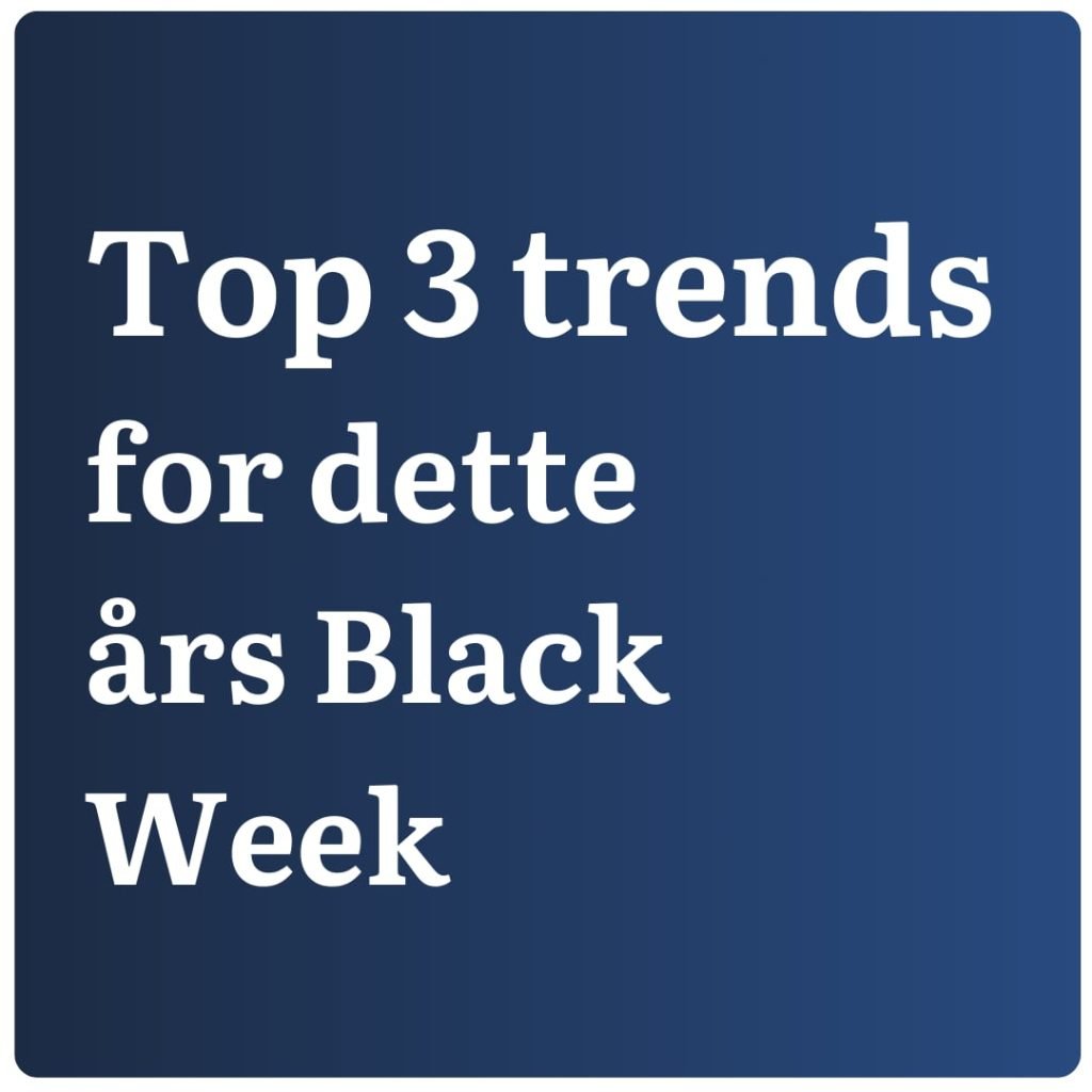 top 3 trends black week