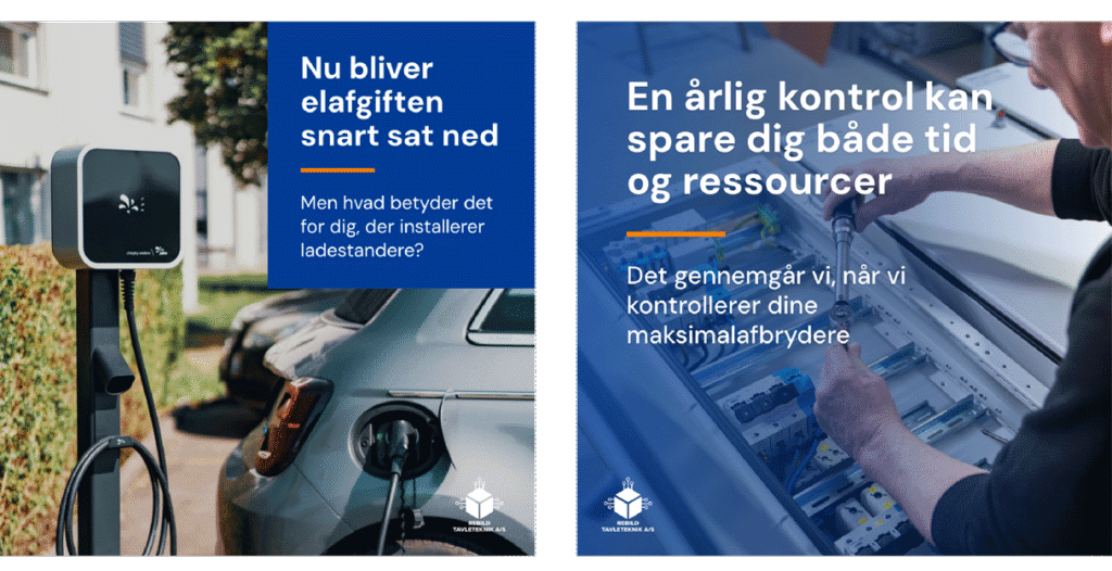Case på LinkedIn-annoncering til Rebild Tavleteknik